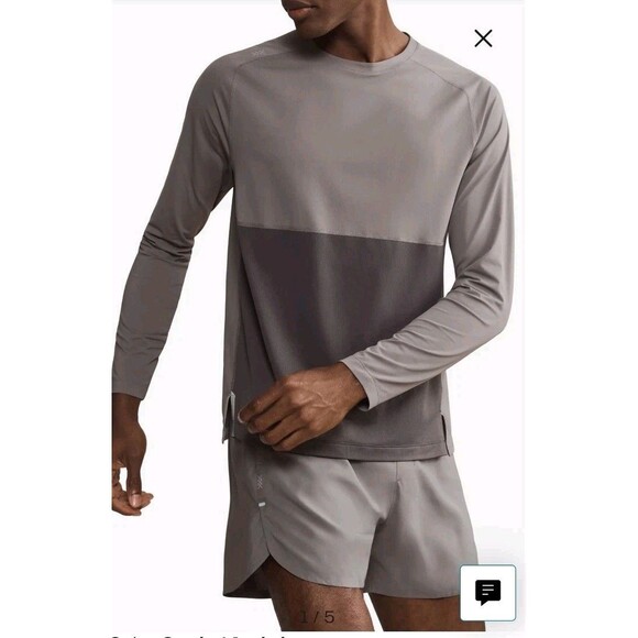 NWT Rhone Shirt Extra Mile Long Sleeve Crew Neck Men's Large UPF 50+ Anti Odor - Picture 1 of 11